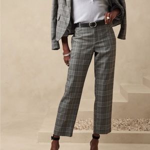 Banana republic plaid Avery slacks